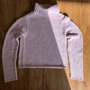 Banana Republic Light Pink Turtleneck Sweater